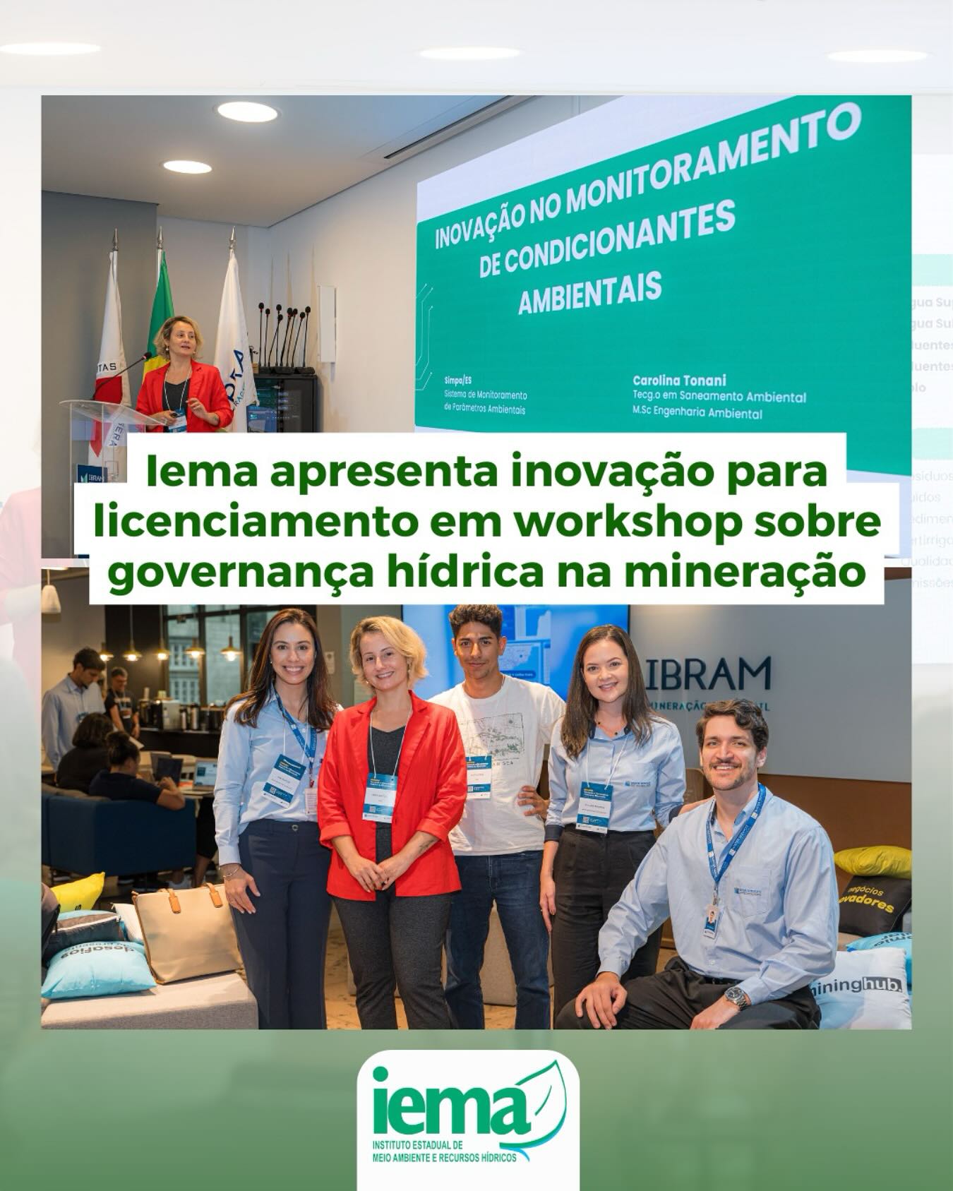 O Governo do Estado firmou Acordos de Cooperação Técnica com ArcelorMittal e Vale