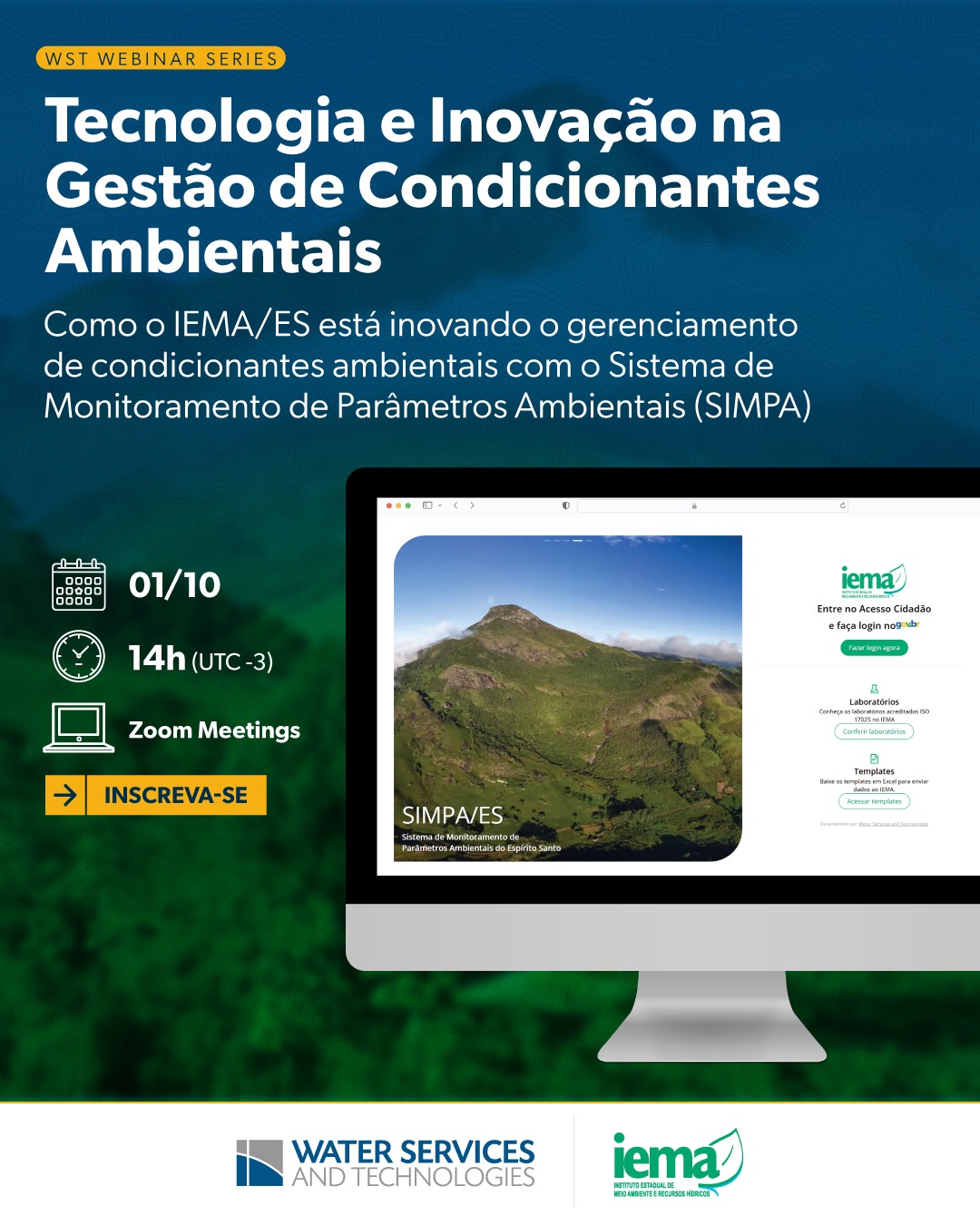 O Iema promoveu um workshop sobre monitoramento da qualidade do ar...